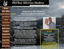 Tablet Screenshot of phichas-siberians.com
